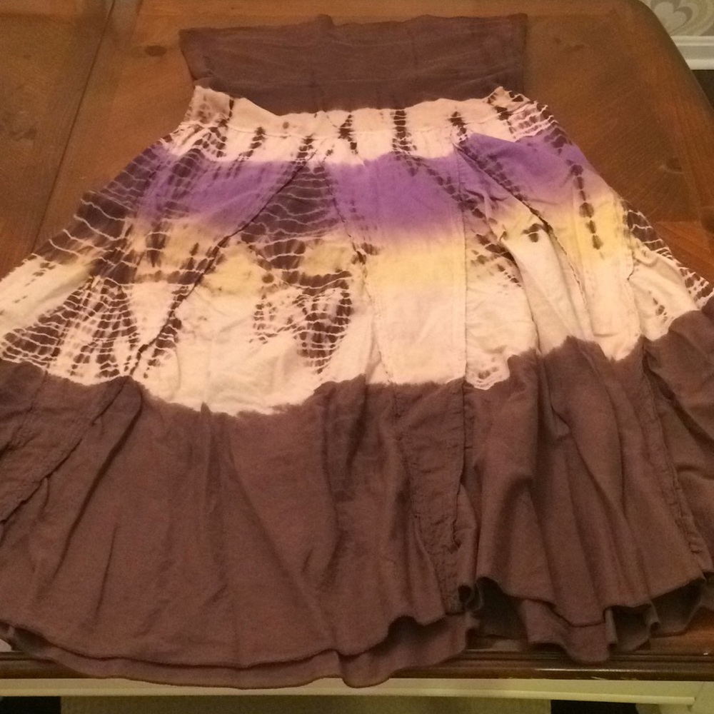Tie Dye Convertible Dress/Skirt